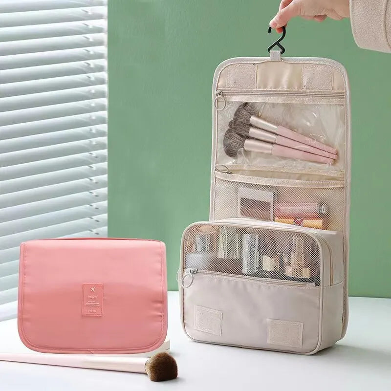 Trousse de toilette pliable à suspendre femme - ShopGET®