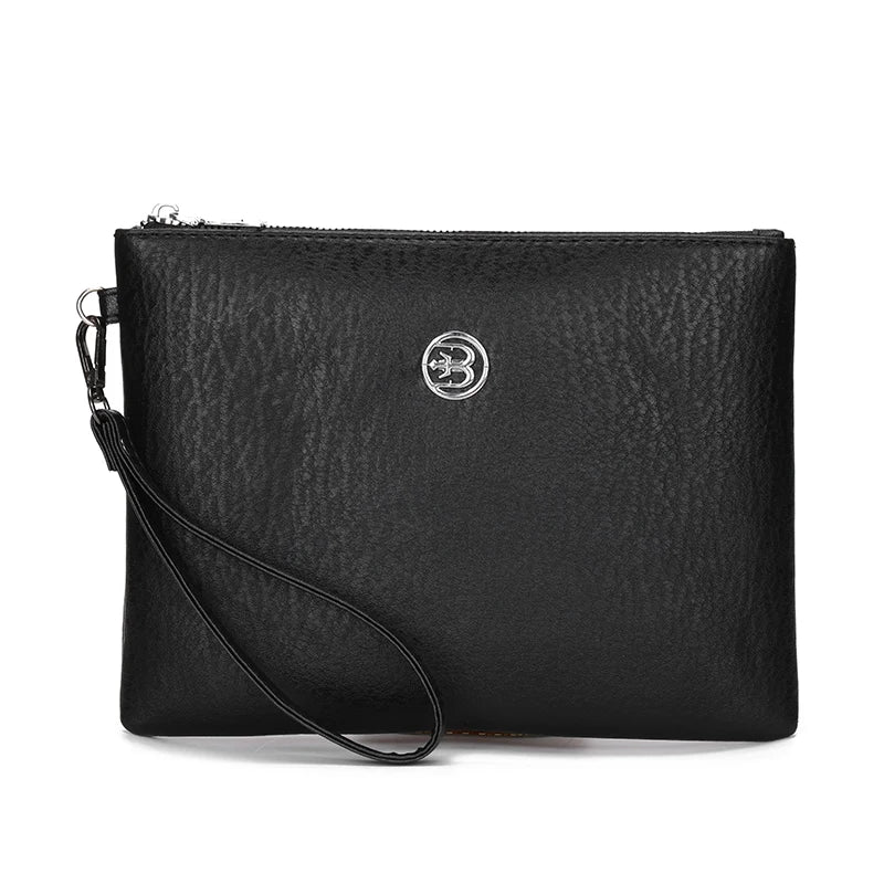 Pochette homme d'affaire moderne Marron A / 25cm x 19cm x 2cm-Noir / 25cm x 19cm x 2cm-Marron B / 25cm x 19cm x 2cm-ShopGET® 