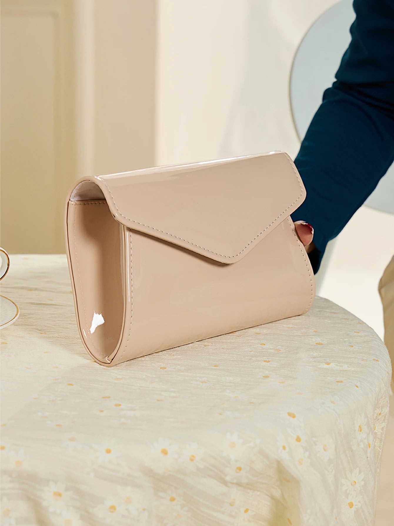 Pochette femme pour mariage Rouge-Jaune-Kaki-Blanc-Noir-ShopGET® 