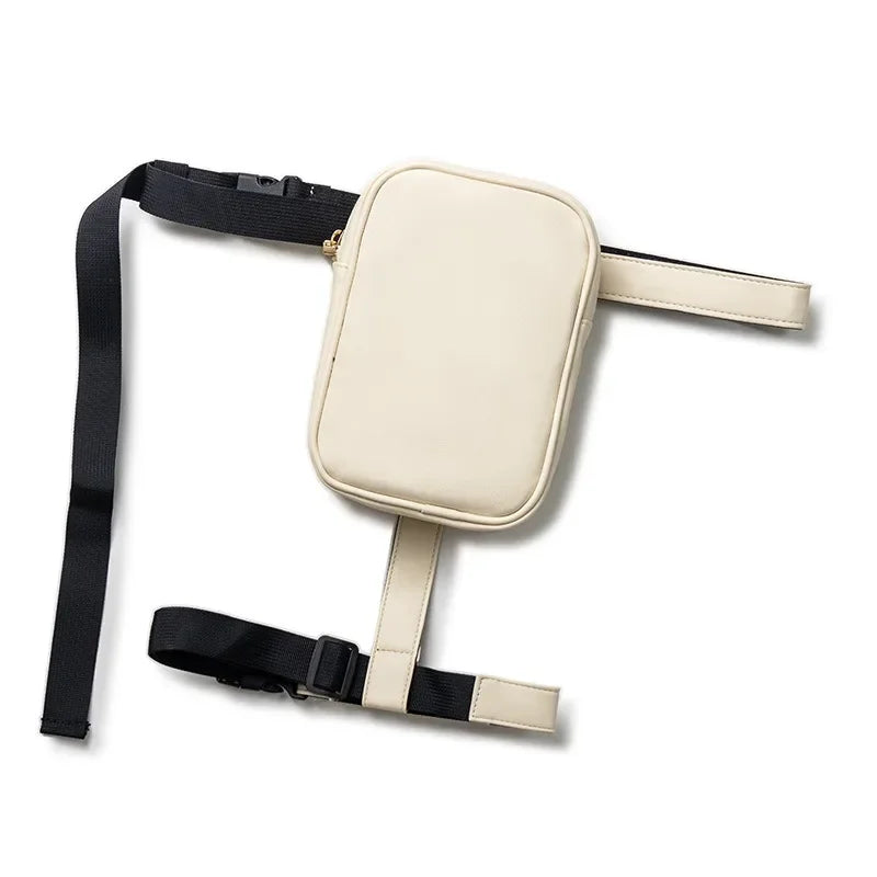 Sac banane en cuir femme moto