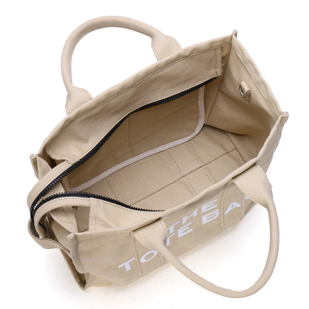 Sac cabas tissu the tote bag Kaki / OFFERTE-ShopGET® 