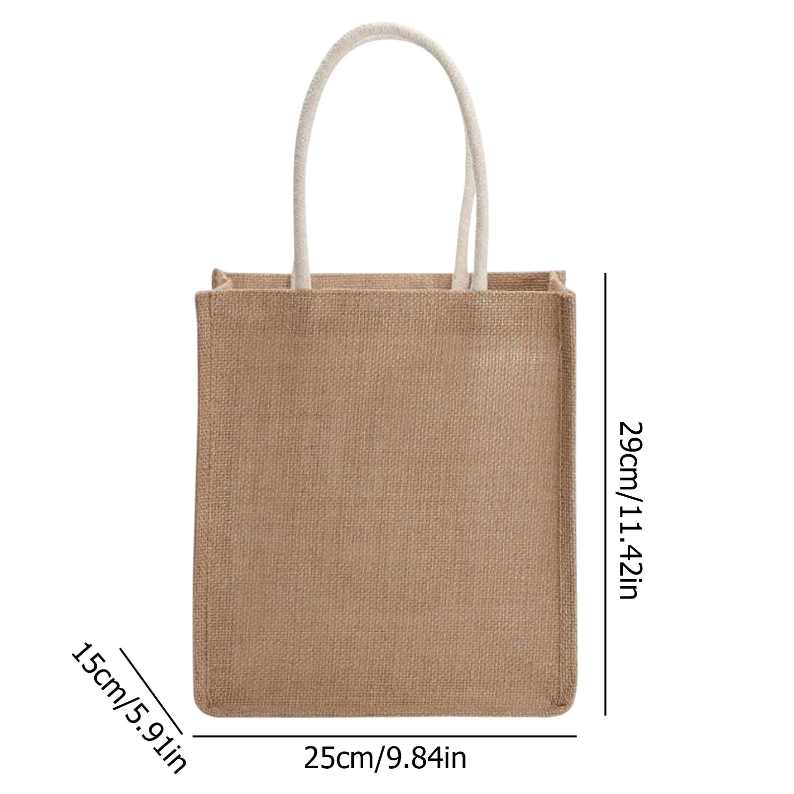 sac cabas tissu Vintage Réutilisable 22x16x13-32x22x13-29x25x15-38x27x16-ShopGET® 
