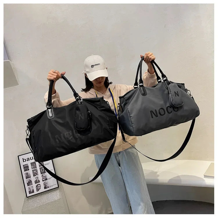 Sac weekend femme luxe Gris / OFFERTE-Noir / OFFERTE-ShopGET® 