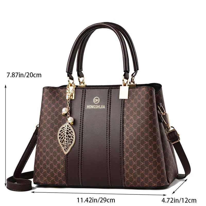 Sac cabas femme cuir pour l'été Marron / 20cm X 20cm X 12cm-Jaune / 20cm X 20cm X 12cm-Rose / 20cm X 20cm X 12cm-Noir / 20cm X 20cm X 12cm-ShopGET® 