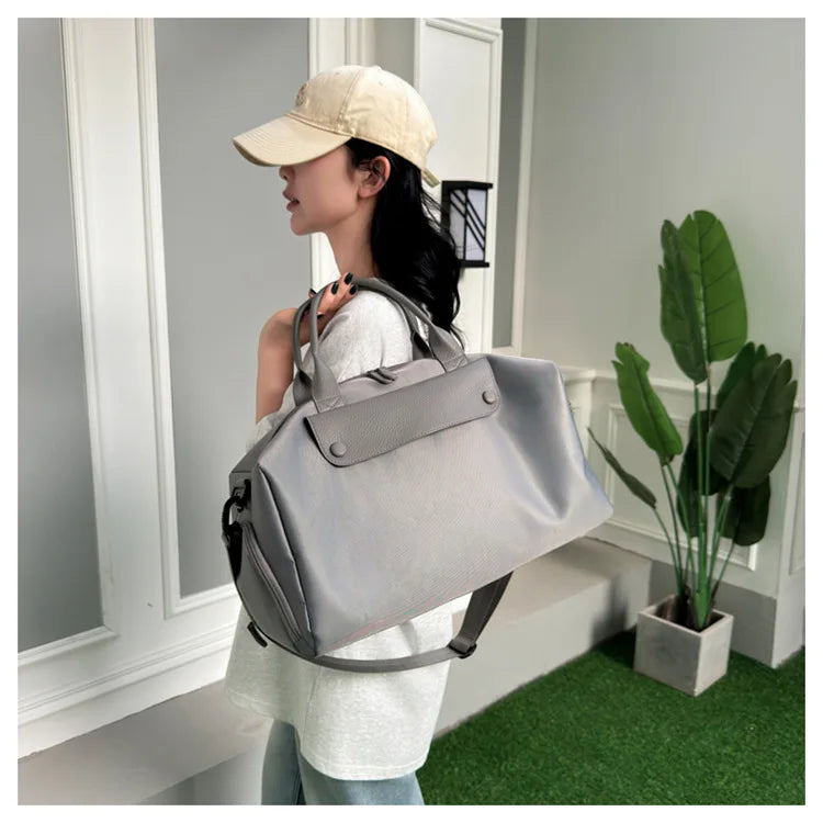 Sac weekend femme  chic Gris-Noir-Kaki-ShopGET® 