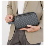 Trousse de toilette homme chic à décor plaid - ShopGET®