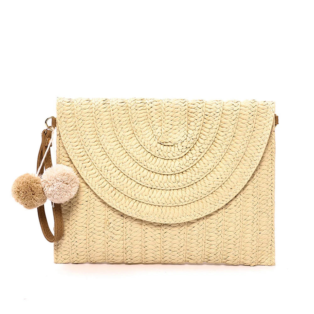 Pochette sac bandoulière Beige / 28 x 21 cm-Marron A / 28 x 21 cm-Marron B / 28 x 21 cm-ShopGET® 