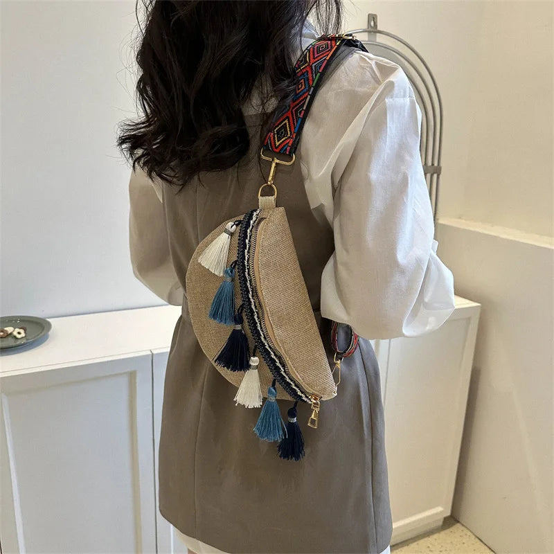 sac banane femme tendance vintage bohémienne