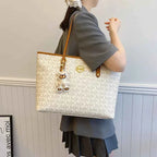 Sac cabas femme voyage de luxe Marron / 44x29x13cm / Offerte-Blanc / 44x29x13cm / Offerte-ShopGET® 