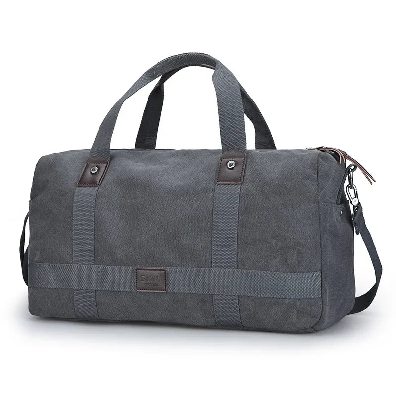 Sac weekend en toile canvas Kaki-Gris-Marron-Bleu-Noir-ShopGET® 