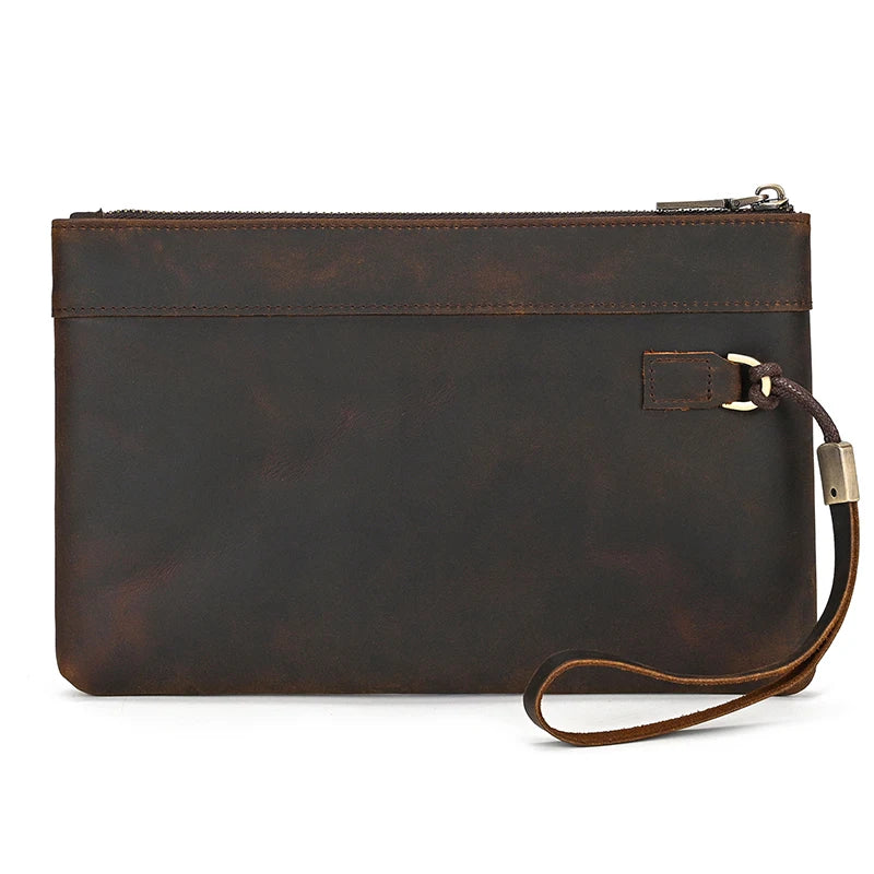 Pochette homme luxe original Marron A-Marron B-ShopGET® 