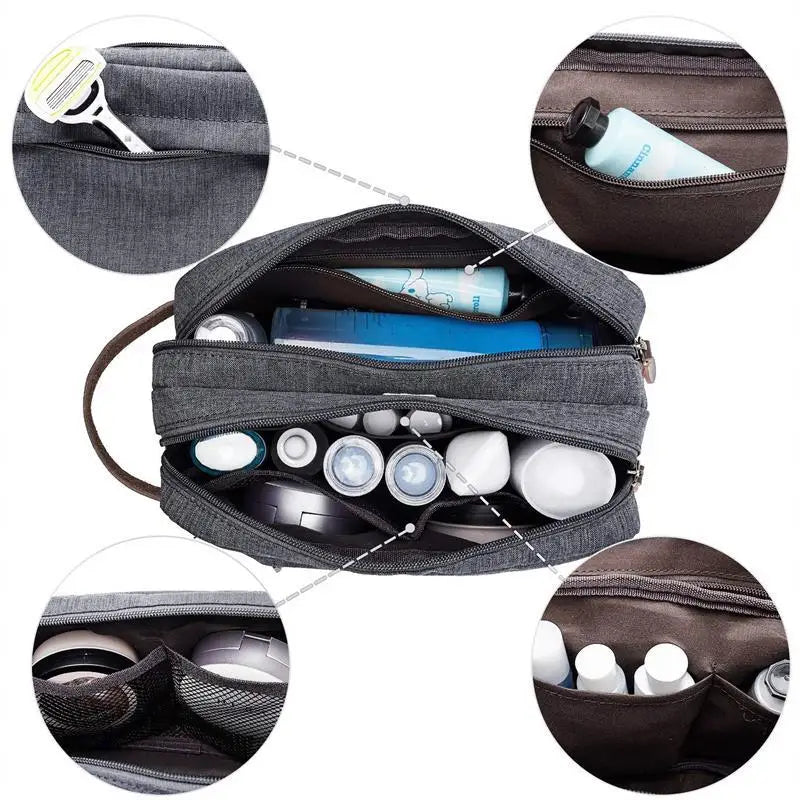 Trousse de toilette homme avec compartiment externe - ShopGET®