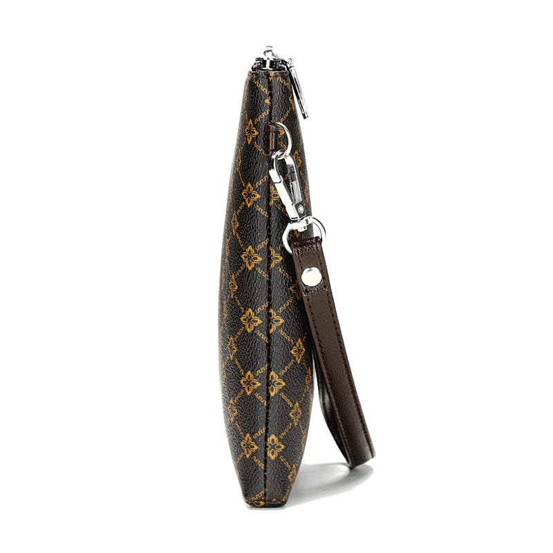 Pochette homme été de luxe Marron / 28cm x 19cm x 2cm-Marron / 24cm x 16cm x 2cm-ShopGET® 