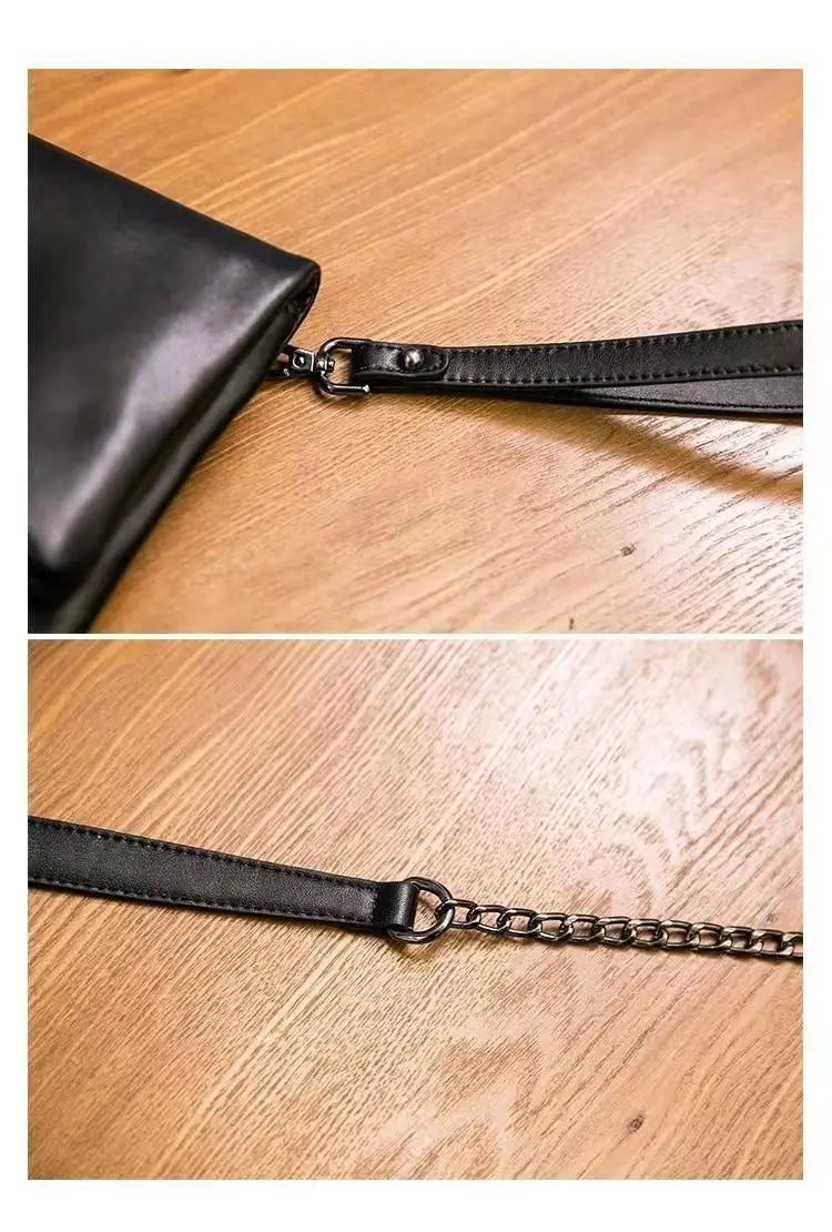 Porte monnaie pochette femme L Rouge 29x16.5cm-L Noir 9x16.5cm-S Rouge 24x14.5cm-S Noir  24x14.5cm-ShopGET® 