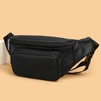 Sac banane homme cuir noir - ShopGET®