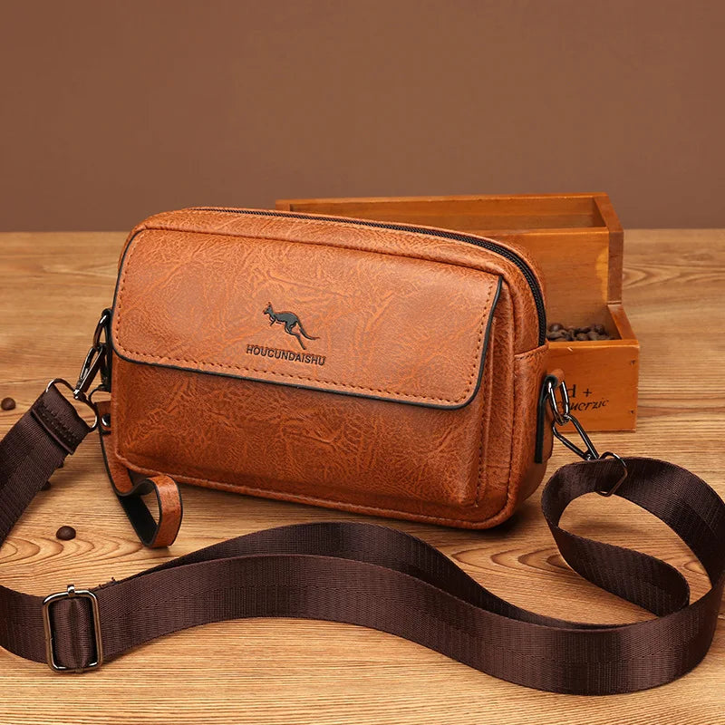 Trousse de toilette homme noir cuir - ShopGET®