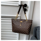 Sac cabas femme summer time Blanc-Noir-Jaune-Marron-ShopGET® 