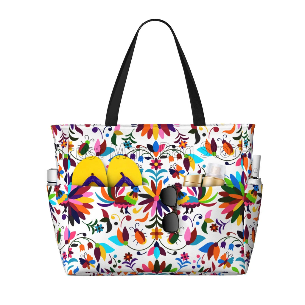 Sac Cabas Mexican Flower - ShopGET®