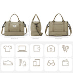 Sac weekend homme de voyage Beige-Rose-Kaki-Bleu-Noir-ShopGET® 