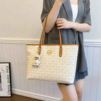 Sac cabas femme voyage de luxe Marron / 44x29x13cm / Offerte-Blanc / 44x29x13cm / Offerte-ShopGET® 