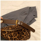 Sac banane léopard pour jeune femme