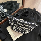 Sac banane léopard anti-vol en toile