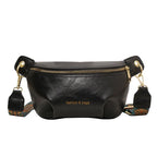Sac banane femme cuir noir - ShopGET®