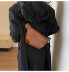 Sac banane femme cuir noir - ShopGET®