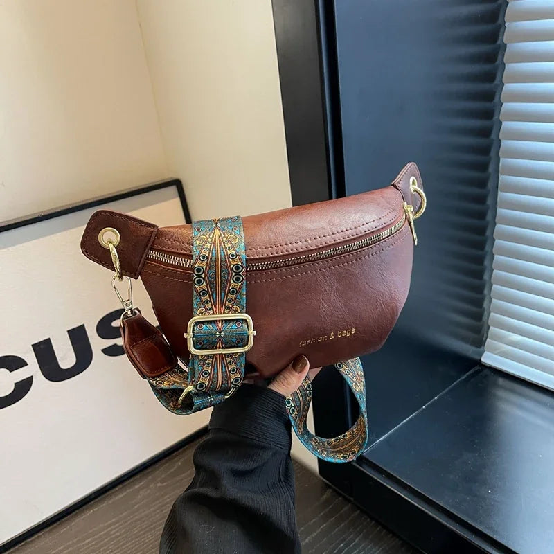 Sac banane femme cuir noir - ShopGET®