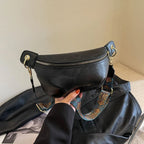 Sac banane femme cuir noir - ShopGET®