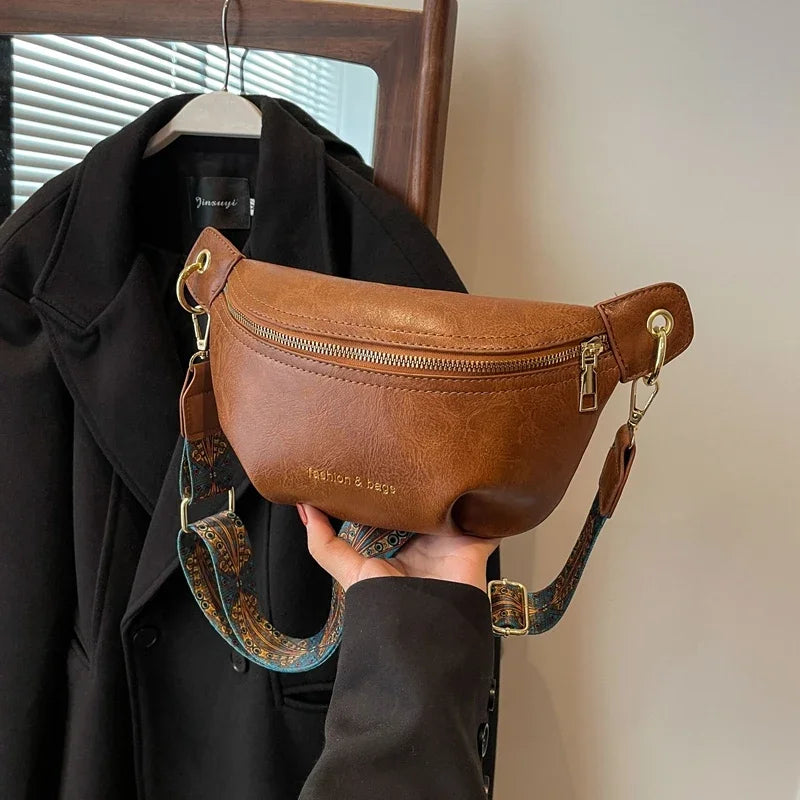 Sac banane femme cuir noir - ShopGET®