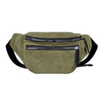Sac banane femme moumoute noir en velours - ShopGET®