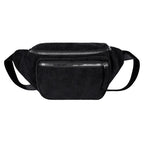 Sac banane femme moumoute noir en velours - ShopGET®