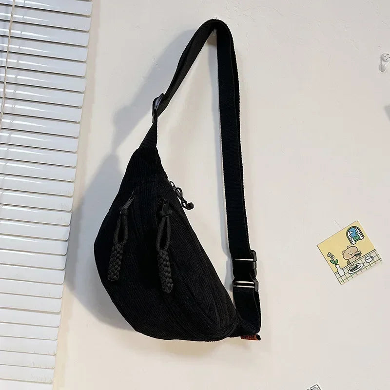 Sac banane marron pour homme