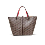 Sac cabas de luxe Marron-Blanc-ShopGET® 