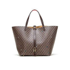 Sac cabas de luxe Marron-Blanc-ShopGET® 