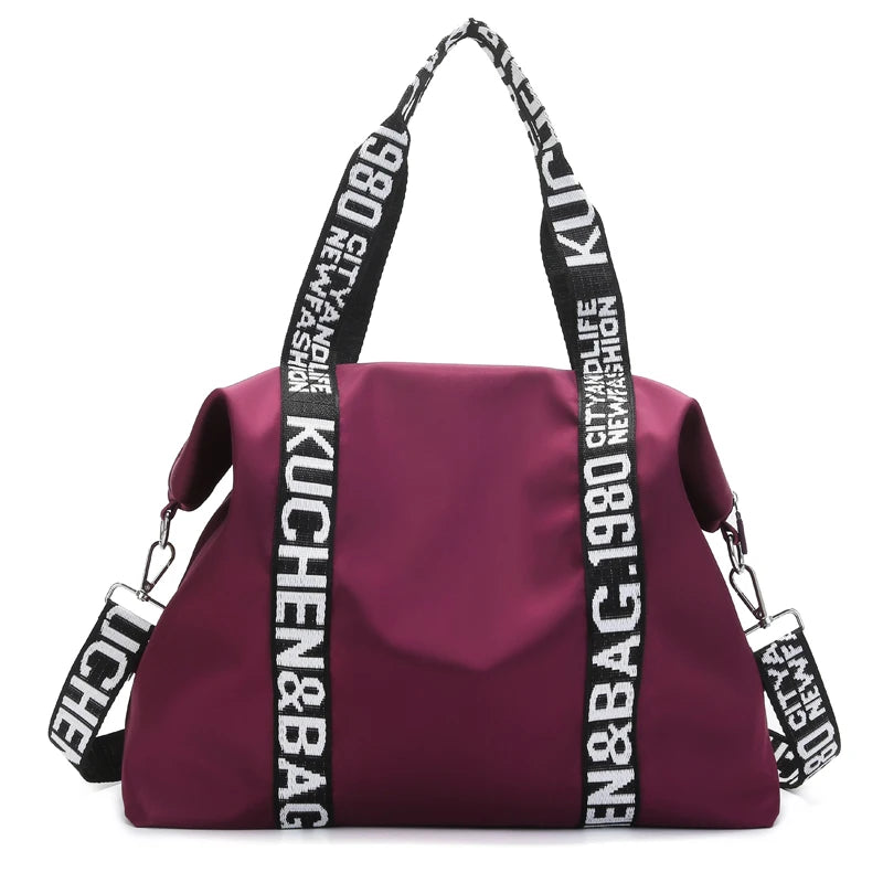 Sac cabas femme bag 1980 Noir / 51x15x38cm-Pourpre / 51x15x38cm-Rouge / 51x15x38cm-Bleu / 51x15x38cm-Gris / 51x15x38cm-ShopGET® 