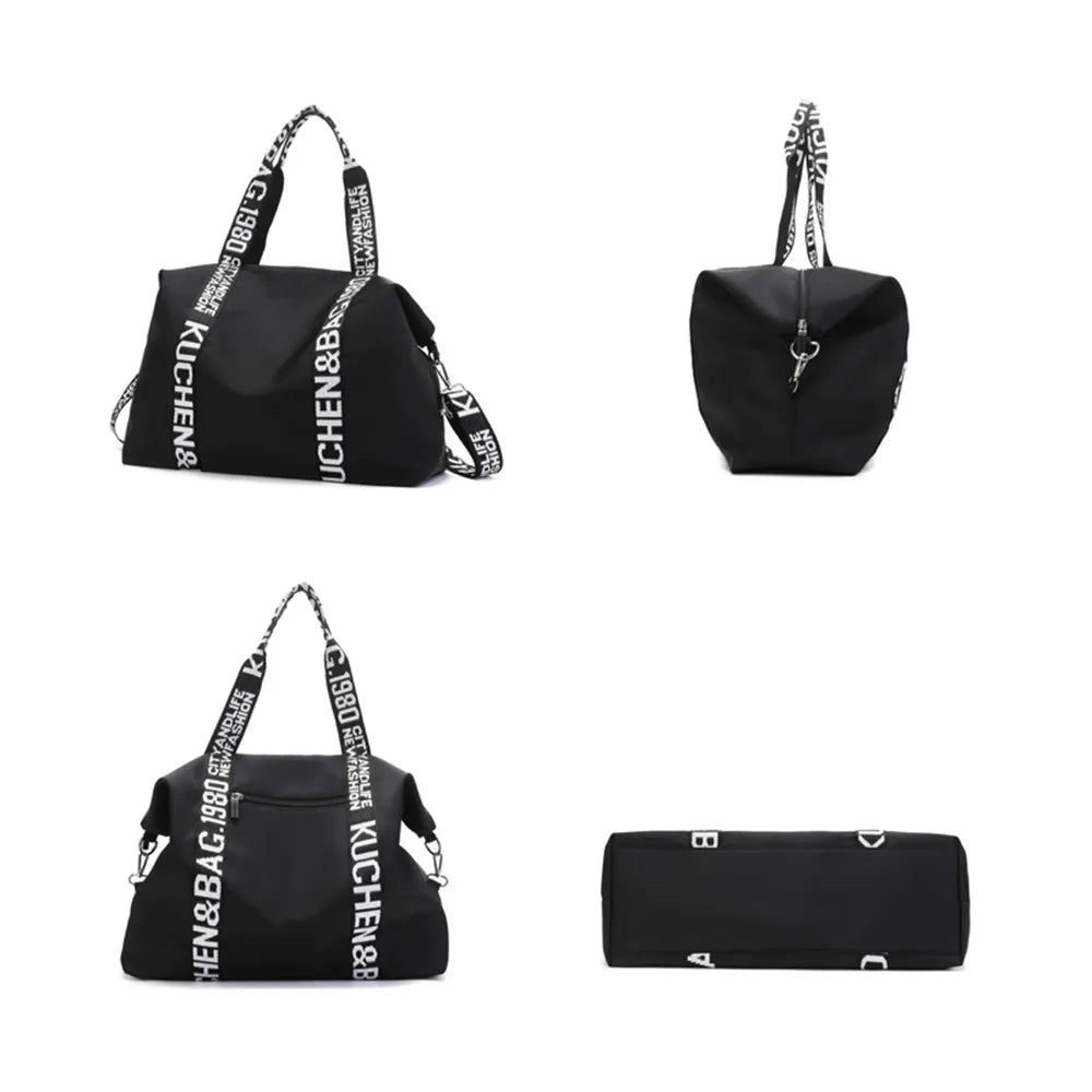 Sac cabas femme bag 1980 Noir / 51x15x38cm-Pourpre / 51x15x38cm-Rouge / 51x15x38cm-Bleu / 51x15x38cm-Gris / 51x15x38cm-ShopGET® 
