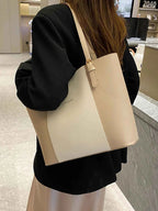 Sac cabas femme original de qualité premium Blanc / L-Marron / L-Noir / L-Kaki / L-ShopGET® 