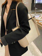 Sac cabas femme original de qualité premium Blanc / L-Marron / L-Noir / L-Kaki / L-ShopGET® 