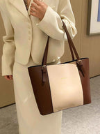 Sac cabas femme original de qualité premium Blanc / L-Marron / L-Noir / L-Kaki / L-ShopGET® 