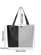 Sac cabas femme original de qualité premium Blanc / L-Marron / L-Noir / L-Kaki / L-ShopGET® 