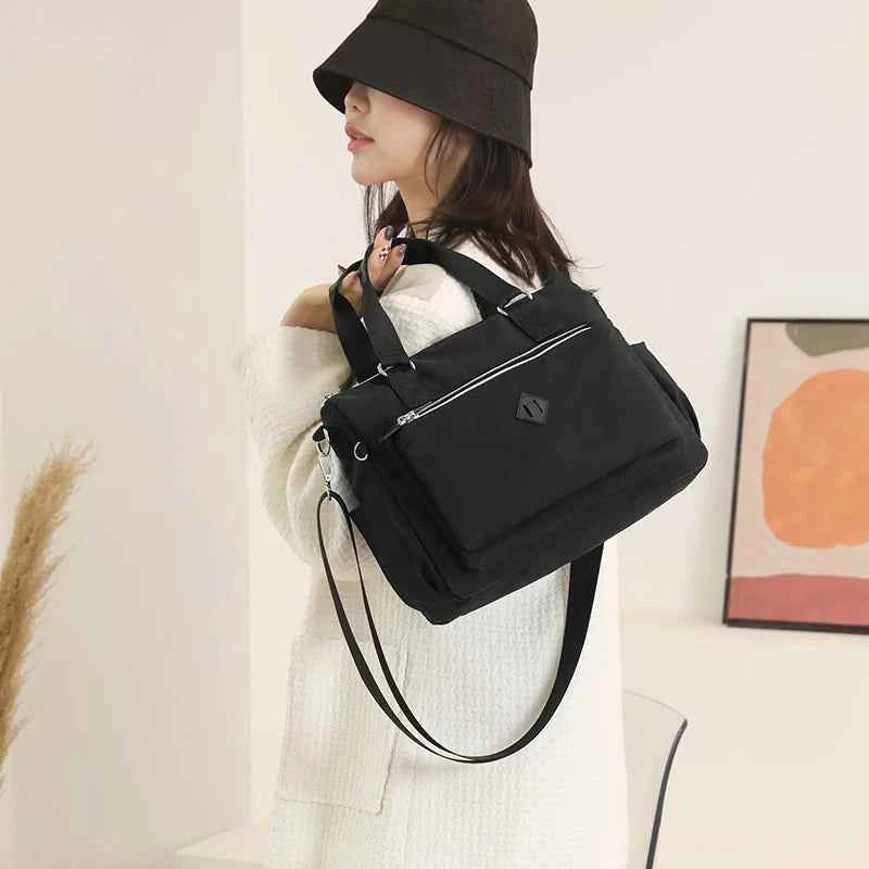 Sac cabas femme tissu Bleu A / 31cm x 27cm x 12cm-Burgundy / 31cm x 27cm x 12cm-Bleu B / 31cm x 27cm x 12cm-Rose / 31cm x 27cm x 12cm-Pourpre / 31cm x 27cm x 12cm-Gris / 31cm x 27cm x 12cm-Noir / 31cm x 27cm x 12cm-ShopGET® 
