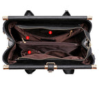 Sac cabas noir Aidrani en cuir Noir-ShopGET® 