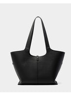 Sac cabas noir forme  zig zag Noir-Gris-ShopGET® 