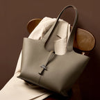 Sac cabas noir forme  zig zag Noir-Gris-ShopGET® 