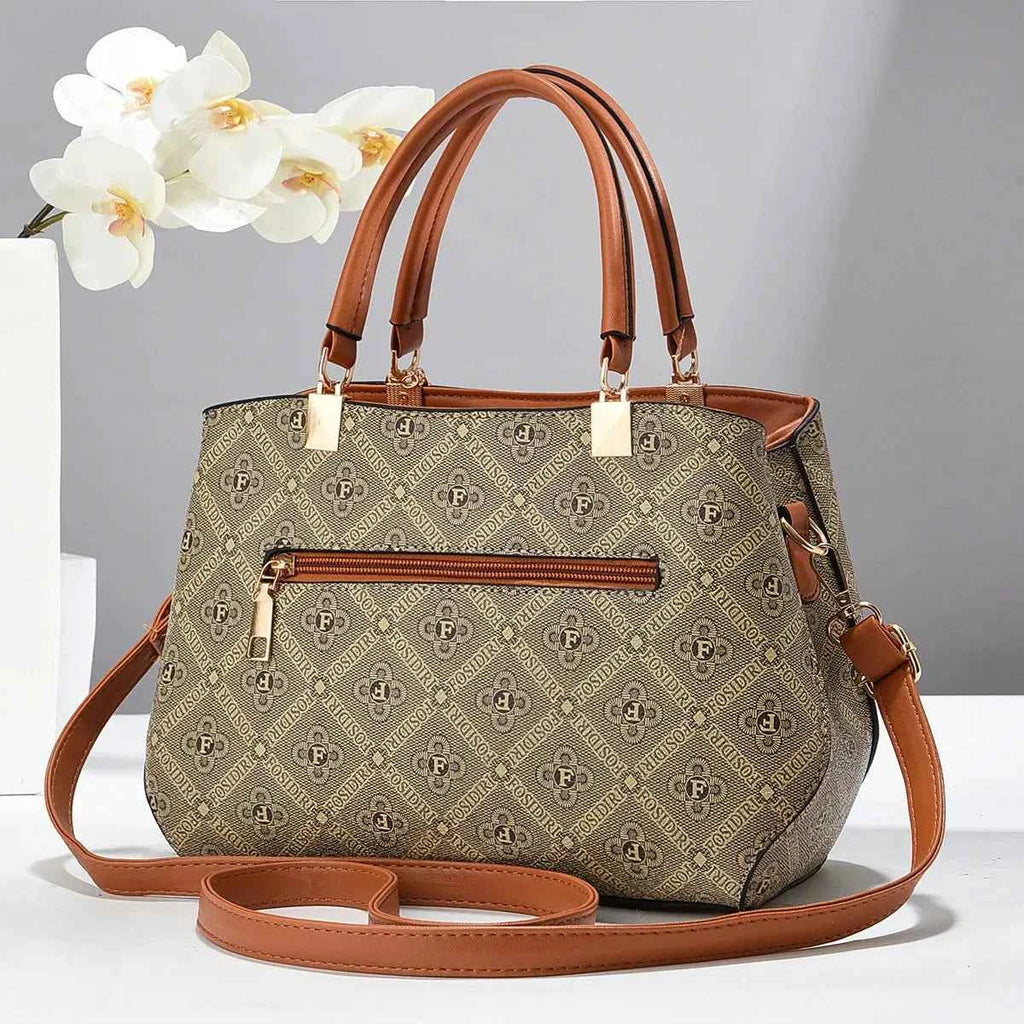 Sac cabas vintage femme Cofé-Chocolaté-Blanc-Ivory-Kaki-ShopGET® 