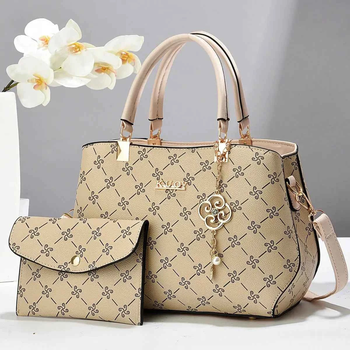 Sac cabas vintage femme Cofé-Chocolaté-Blanc-Ivory-Kaki-ShopGET® 