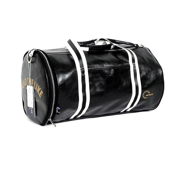 Sac polochon cuir Noir-Bleu-Noir Jaune-Vin Rouge-ShopGET® 