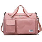 Sac weekend femme multipoches Lavender-Noir-Vert-Bleu-Rose-Pourpre-Gris-ShopGET® 